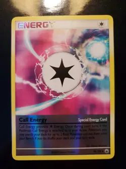 Call Energy 92/100 Reverse Holo Pokemon TCG Diamond Pearl Majestic Dawn LP-NM - Image 2