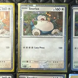Pokemon SV Scarlet and Violet Black Star Promo Snorlax 122 SVP x5 lot - Image 3