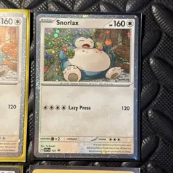 Pokemon SV Scarlet and Violet Black Star Promo Snorlax 122 SVP x5 lot - Image 4