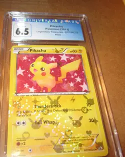 2013 Pokemon Legendary Treasures Radiant Collection Pikachu 7/25 CGC 6.5 NMMT - Image 1
