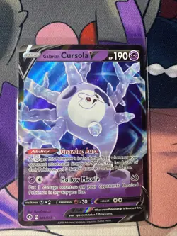 Pokemon TCG Champions Path Galarian Cursola V 021/073 - Image 1