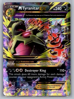Pokemon TCG XY - Ancient Origins M Tyranitar EX 43/98 - Image 1