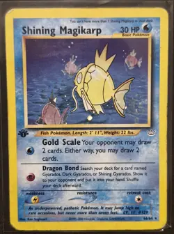 Pokemon TCG - Shining Magikarp Holo 1st Edition - Neo Revelation 66/64 - Image 1