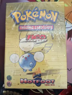 Pokemon Neo Genesis Hotfoot Theme Deck Damaged but Sealed Check Description - Image 1