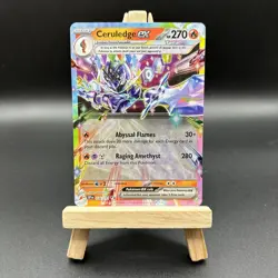 POKEMON - CERULEDGE EX 036/191 DOUBLE RARE HOLO SCARLET & VIOLET SURGING SPARKS - Image 1