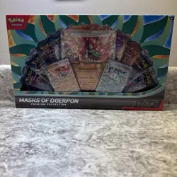 Pokemon TCG: Masks of Ogerpon EX Premium Collection Factory Sealed Box - Image 2