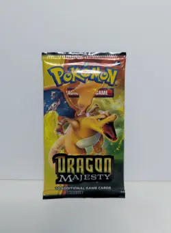 Pokemon TCG Dragon Majesty Booster Pack - Factory Sealed - Charizard Art - Image 1