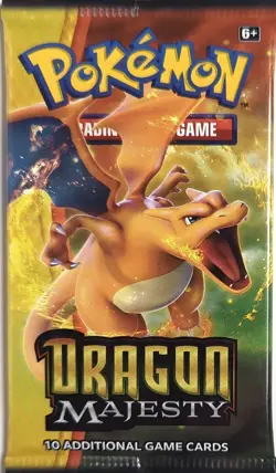 Pokemon TCG Dragon Majesty Booster Pack - Factory Sealed - Charizard Art - Image 5