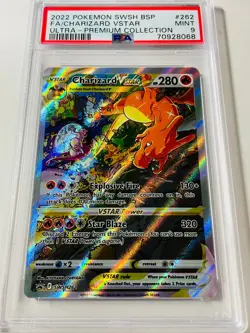PSA 9 Charizard VSTAR 2022 Pokemon SWSH 262 Black Star Promo UPC Full Art +Bonus - Image 3