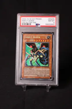 PSA 8 Insect Queen CT1-EN005 2004 Collectors Tin Limited Edition Yu-Gi-Oh! TCG - Image 1