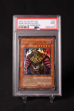 Dark Ruler Ha Des LOD-001 PSA 9 Legacy of Darkness Yu-Gi-Oh! TCG - Image 1