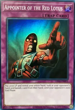 Appointer of the Red Lotus - OP14-EN011 - Super Rare - Unlimited Edition - Near - Image 1