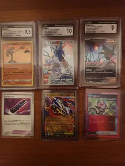 CGC graded pokemon lot of 3, 4 BONUS CARDS - Image 1