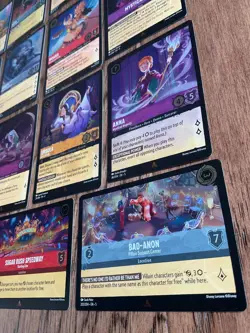 Disney Lorcana: 15 RARE Foil Cards from Sets 3-6! Never Played! - Image 5