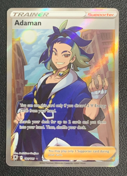 Adaman 181/189 Astral Radiance Full Art Ultra Rare Holo Pokemon TCG Card NM - Image 1