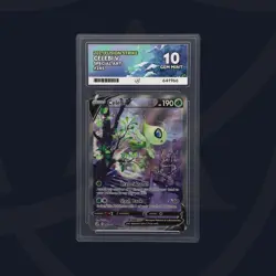 Pokemon TCG Celebi v Fusion Strike Ace 10 Gem Mint Card 245/264 - Image 1