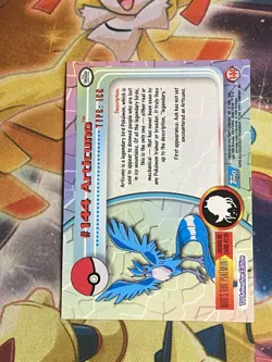ARTICUNO #144 - Holo - Blue Logo - SERIES 3 - TOPPS POKEMON CARD - NM - Image 2