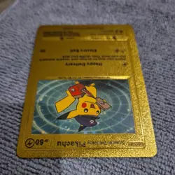 Special Delivery Pikachu Gold Foil Pokemon Card Promo SWSH074 - Image 4