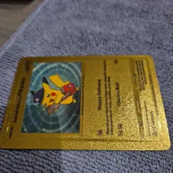 Special Delivery Pikachu Gold Foil Pokemon Card Promo SWSH074 - Image 5