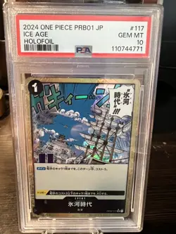 Ice Age OP02-117 (Foil) PRB-01 ONE PIECE Card The Best Japanese PSA 10 - Image 1