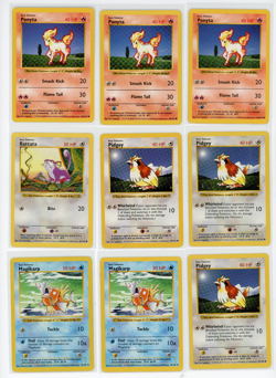 2000 Pokemon Base Set Shadowless Common & Uncommon 44 Card LOT (EG) - Image 3