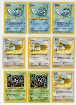 2000 Pokemon Base Set Shadowless Common & Uncommon 44 Card LOT (EG) - Image 4