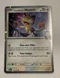 Pokemon Team Rocket's Mewtwo ex Box Promo Card Set - (SVP 205 Black Star Promo) - Image 3