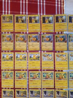 Pokemon TCG Pikachu Card Lot ×50 (Has Duplicates) (16 Foils) - Image 2