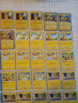 Pokemon TCG Pikachu Card Lot ×50 (Has Duplicates) (16 Foils) - Image 3