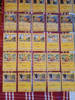 Pokemon TCG Pikachu Card Lot ×50 (Has Duplicates) (16 Foils) - Image 4