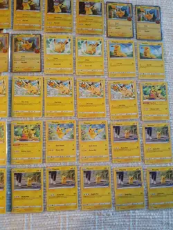 Pokemon TCG Pikachu Card Lot ×50 (Has Duplicates) (16 Foils) - Image 5