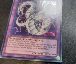 Cyber Twin Dragon SDCR-EN037 Super Rare 1st Edition Yugioh Card LP - Image 3