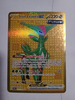Pokemon Iron Leaves EX 213/162SV05: Temporal Forces Holo Card NM Condition - Image 1