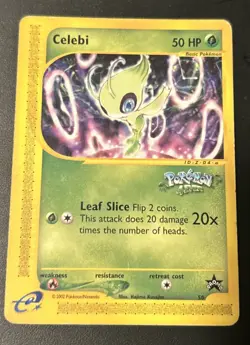 Celebi #50 '4 Ever' Black Star Promo WOTC Rare Pokemon Card - Image 1