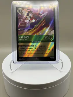 Disney Lorcana Max Goof Rebellious Teen Holo Foil Card - Image 1