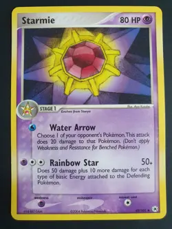 Starmie 49/101 - EX Hidden Legends Set - Pokemon Card - Near Mint Condition - Image 1