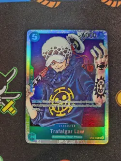 EXACT CARD PICTURED Trafalgar Law ST02-009 One Piece TCG Worst Generation Foil - Image 1