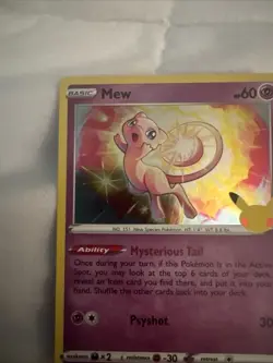 Pokemon TCG Mew Celebrations Holo Rare Card 011/025 Near Mint/Mint Condition - Image 2