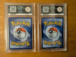2x ACE Graded Pokemon Card Bundle TEAM ROCKET'S WOBBUFFET PROMO RADIANT JIRACHI - Image 5