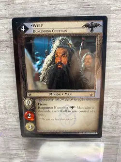 2002 The Lord of the Rings Trading Card Game Wulf Dunlending Chieftain - Image 1