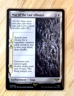 War of the Last Alliance - FANTASTIC Condition - the Lord of the Rings MTG NM - Image 1