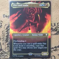 Fire Lord Azula Borderless 0334 Rare MTG AVATAR - Image 1