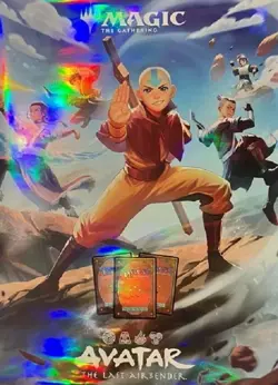 MTG Avatar The Last Airbender Foil Store Promo Poster 18 x 24 - Image 1