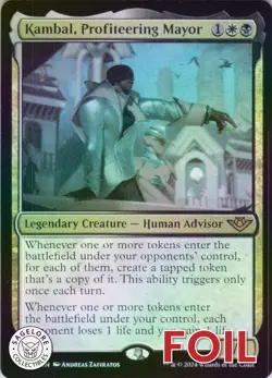 MTG Kambal, Profiteering Mayor (211) | NM Foil | Outlaws Thunder Junction {OTJ} - Image 1