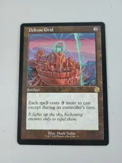 MTG Defense Grid (Retro Frame) [The Brothers' War] Magic The Gathering NM - Image 1