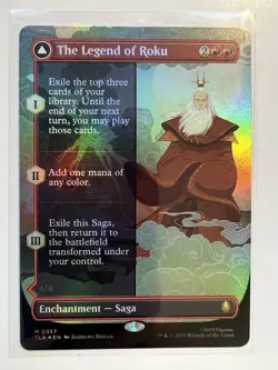 The Legend of Roku Avatar Roku 0357 Foil - Borderless M MTG Avatar - Image 1