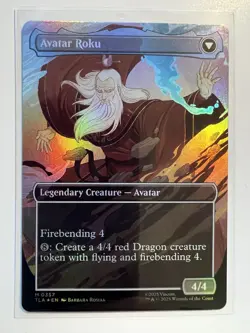 The Legend of Roku Avatar Roku 0357 Foil - Borderless M MTG Avatar - Image 2