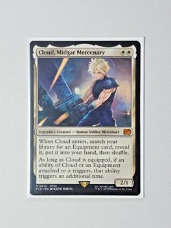 Magic The Gathering: Cloud, Midgar Mercenary Final Fantasy Regular NM [MTG] - Image 1
