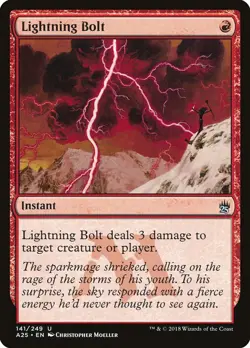 1x Lightning Bolt NM Eng MTG - Masters 25 - Image 1