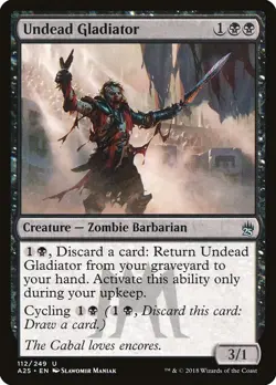 1x Undead Gladiator NM Eng MTG - Masters 25 - Image 1